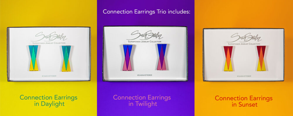 Connection Earrings Trio - Image 8