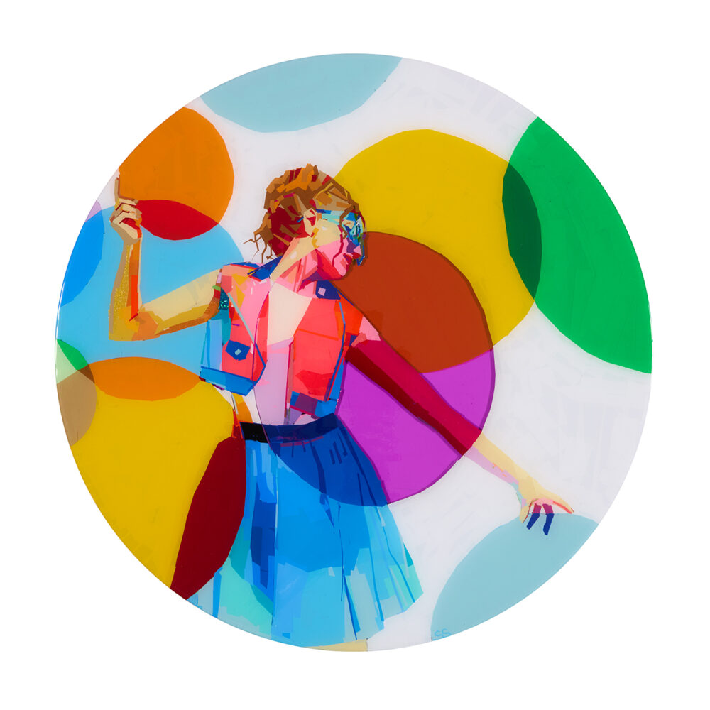Turning Toward Yourself - 24" circle - Image 3