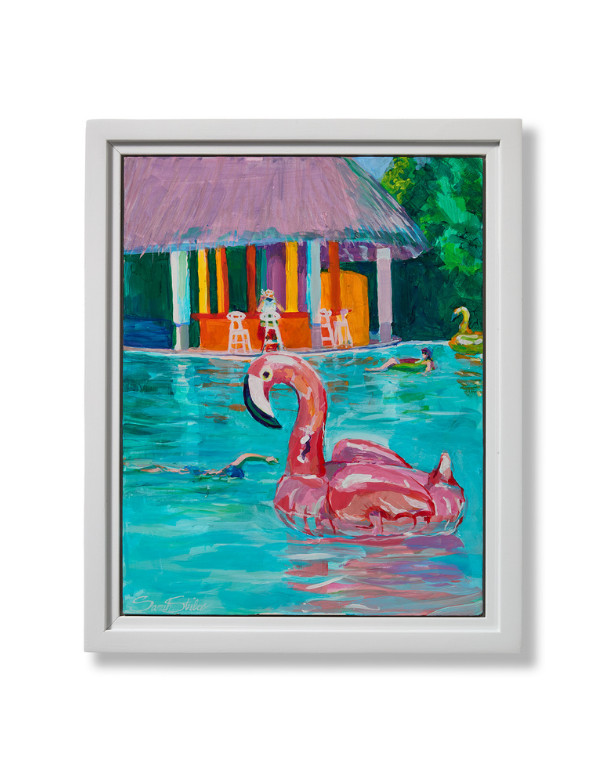 The Flamingo that Got Away - 11“ x 14”
